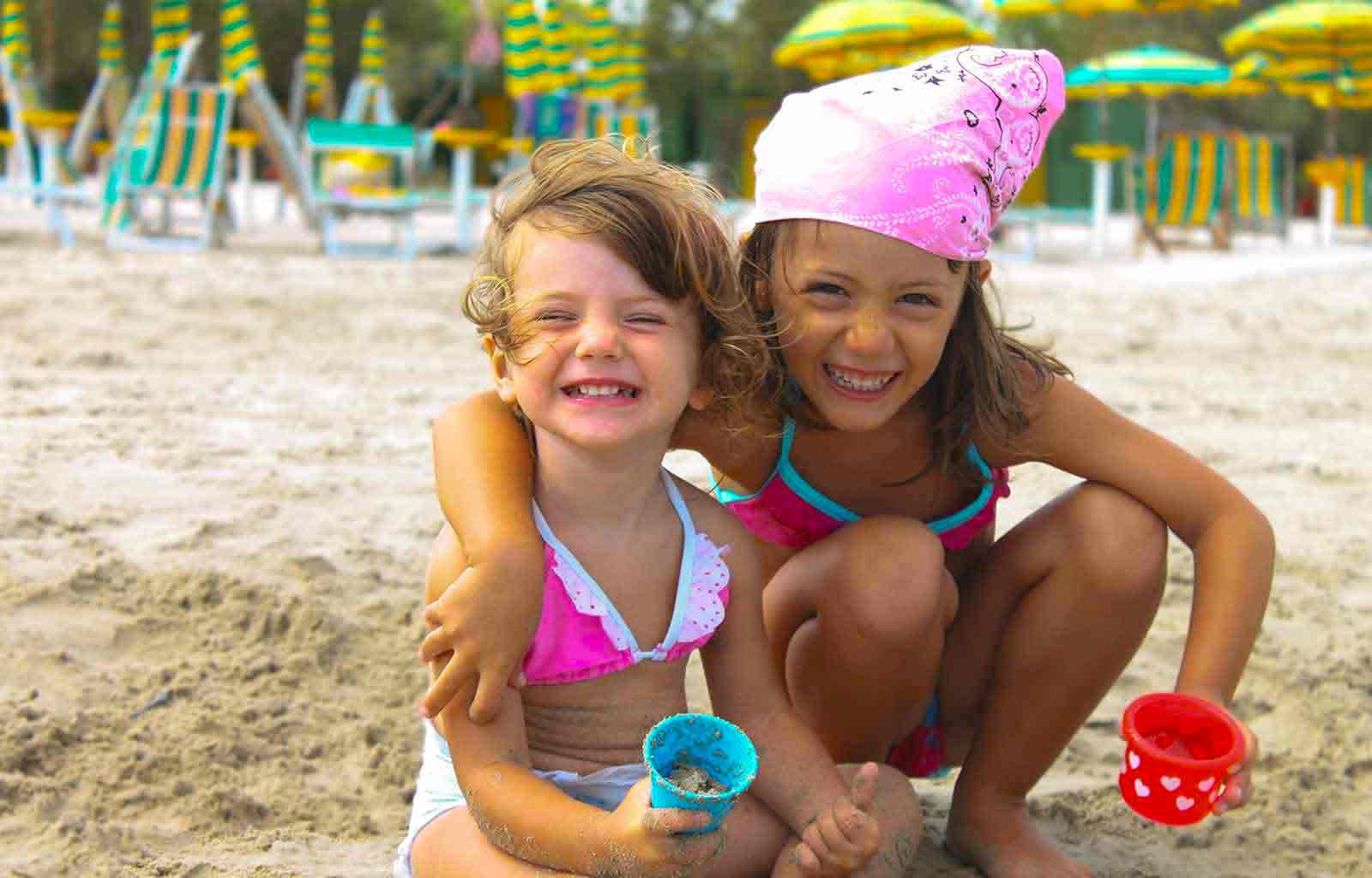 Il VILLAGGIO DEI BAMBINI con il Lido intorno